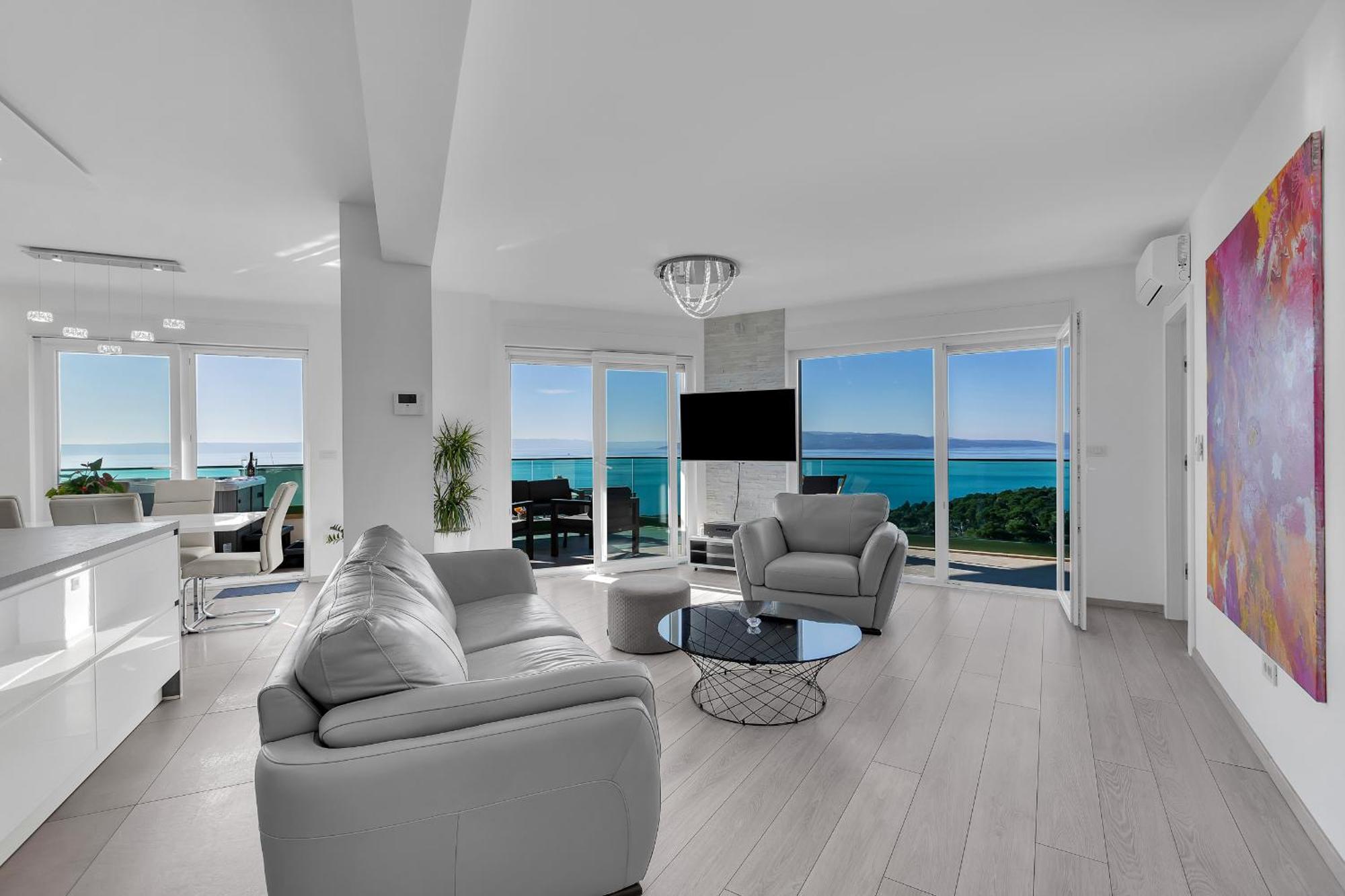 Appartement Exclusive Penthouse Big Blue With Private Jacuzzi à Makarska Extérieur photo