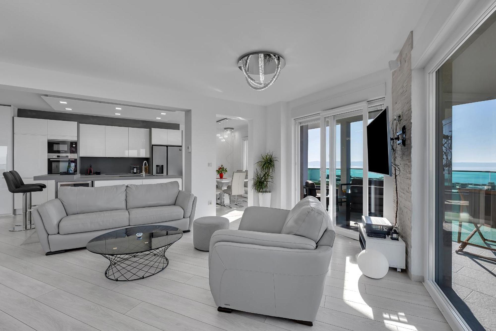 Appartement Exclusive Penthouse Big Blue With Private Jacuzzi à Makarska Extérieur photo
